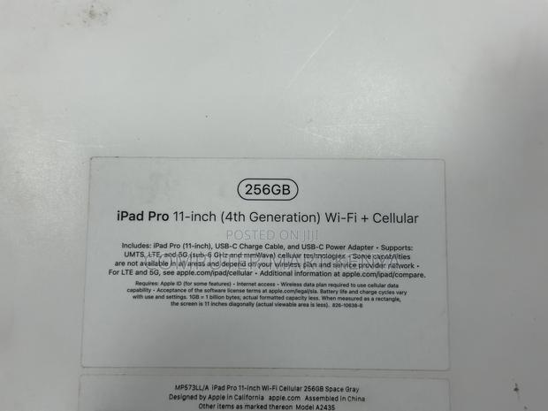 New Apple iPad Pro 11 (2022) 256 GB Gray - thumbnail 6