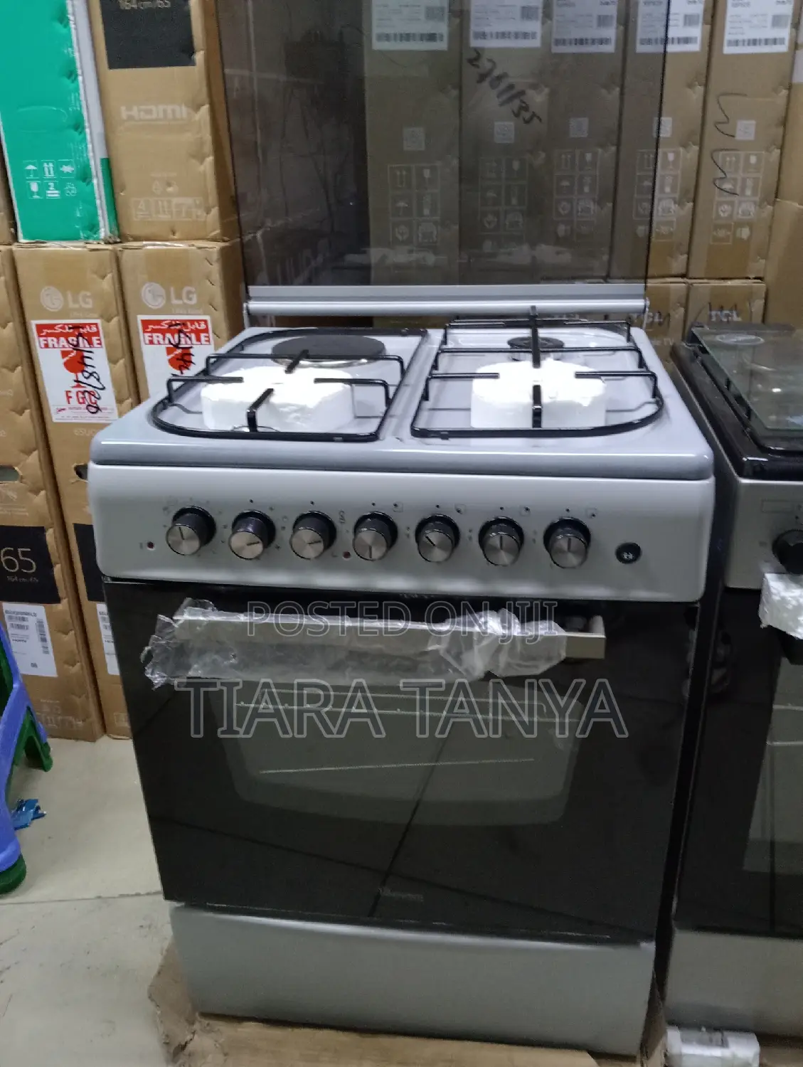 Ramtons RF/406 3G + 1E 60X60 Cooker – Silver