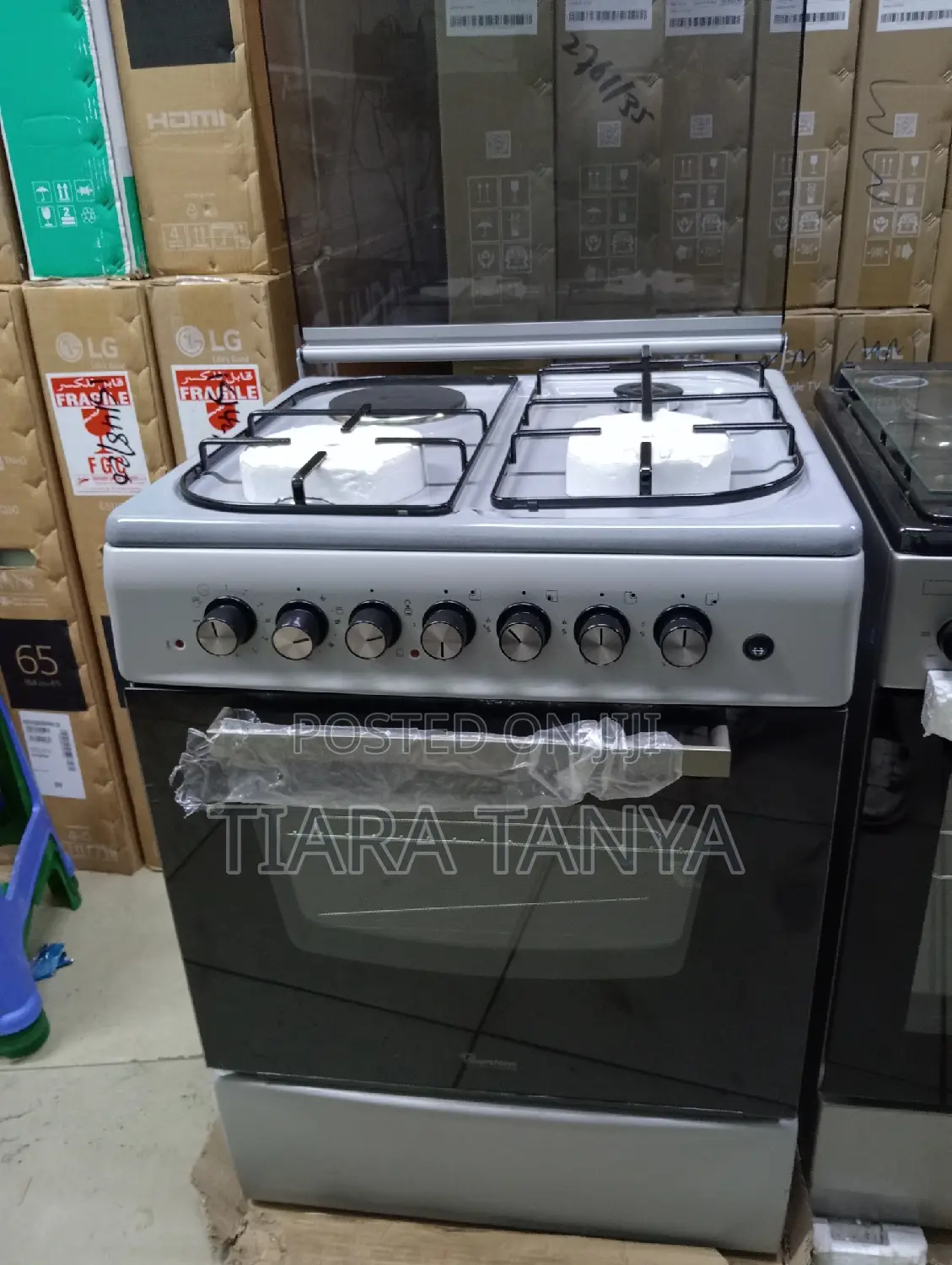 Ramtons RF/406 3G + 1E 60X60 Cooker – Silver