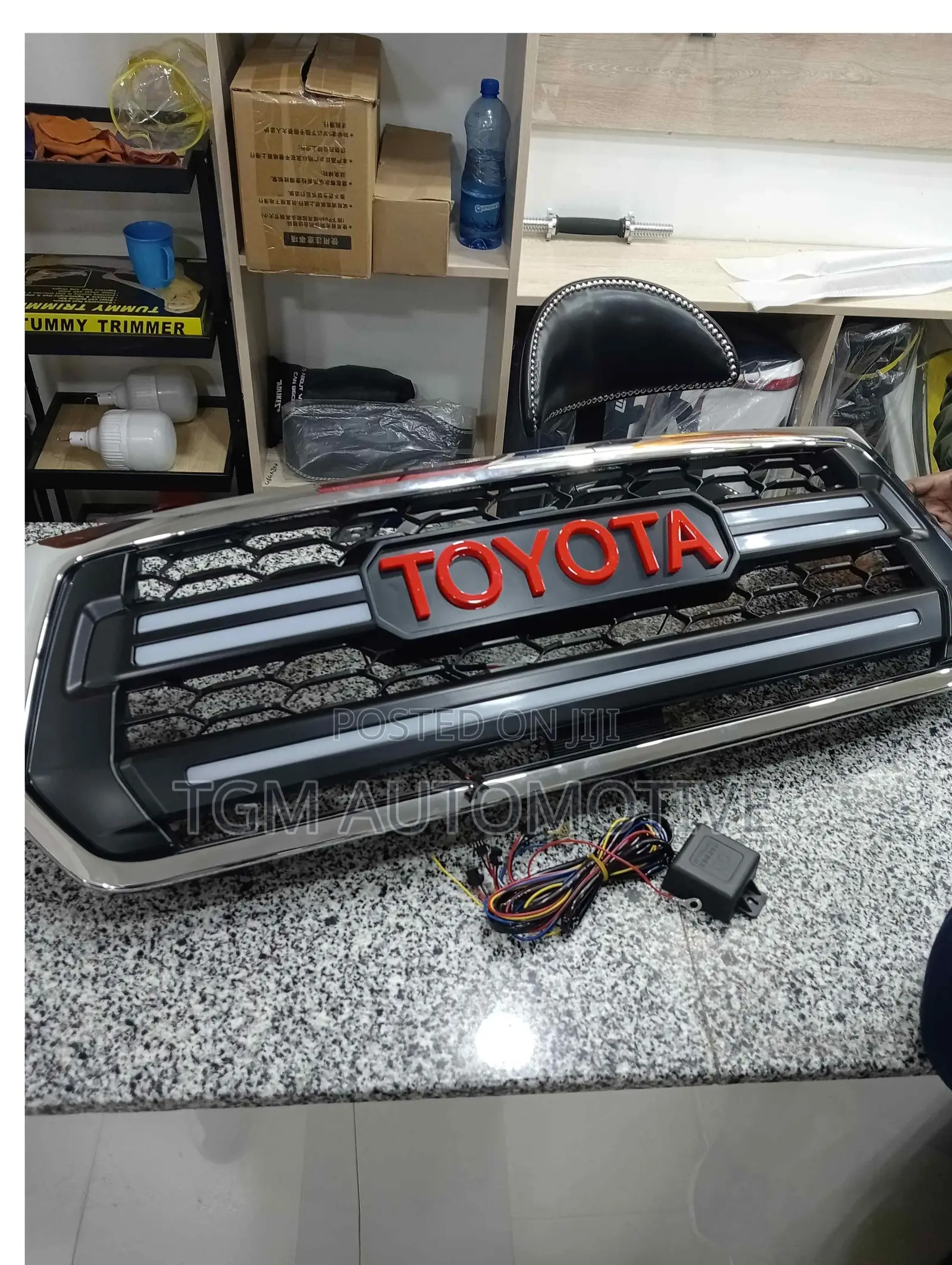 Hilux Revo Rocco 2019 Grille With LED Lights Original
