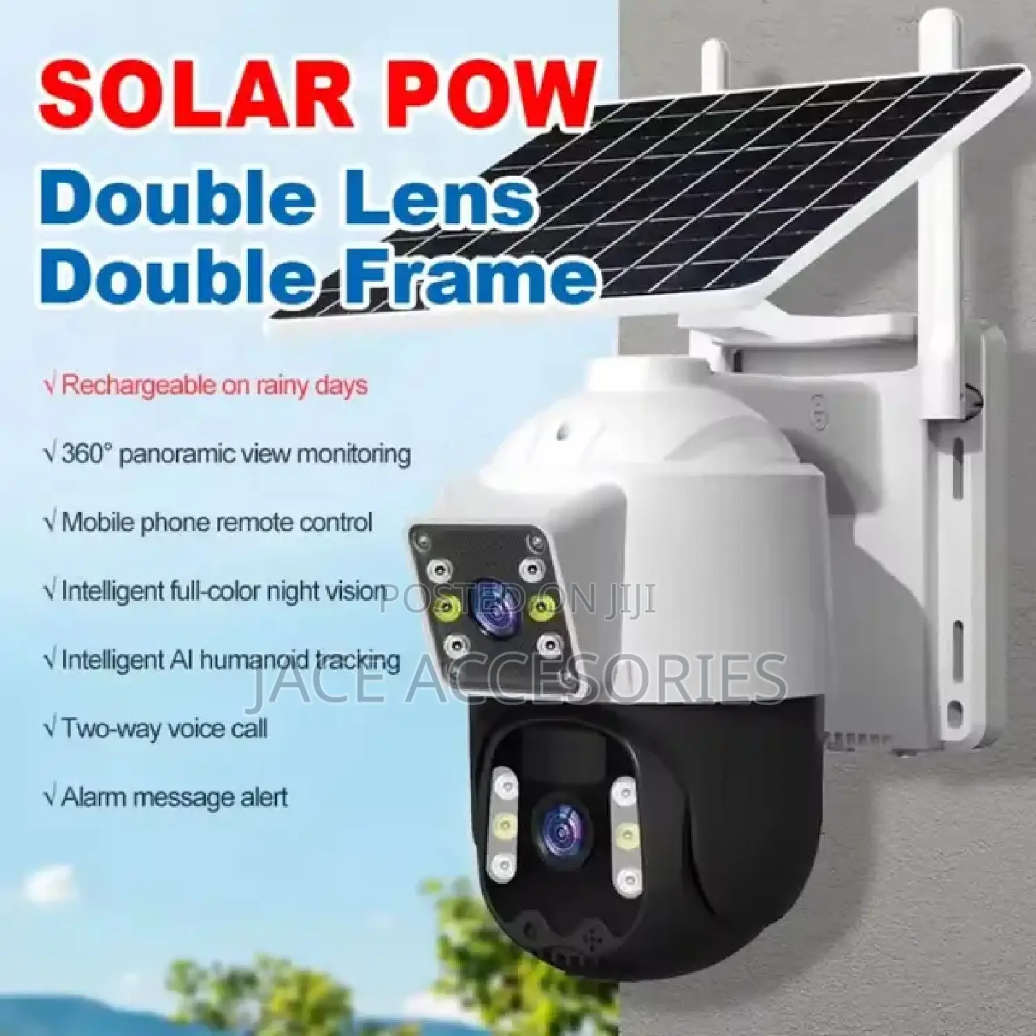 New 2 Lens 4g CCTV Camera