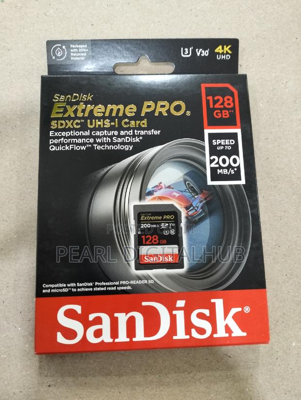 Extreme Pro 128 Gb /200 Mb/S Sandisk