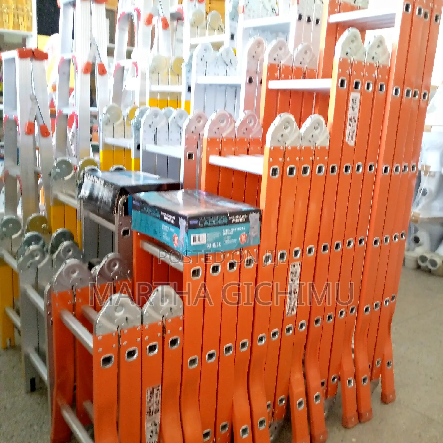 Iron Multi Folding 4*3 Ladder