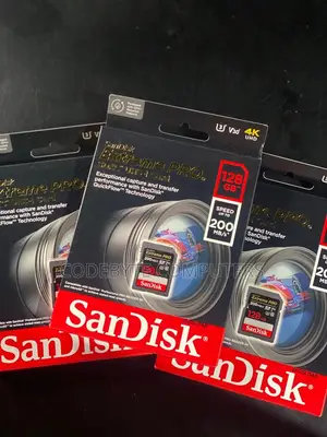 Sandisk Extreme Pro 128gb 200 MBPS SDXC Uhs-I Card 200 MBPS