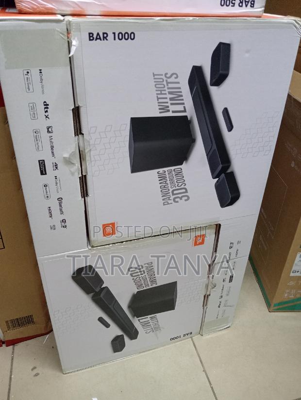 JBL Bar 1000 7.1.4 Ch Soundbar With Detachable Surround