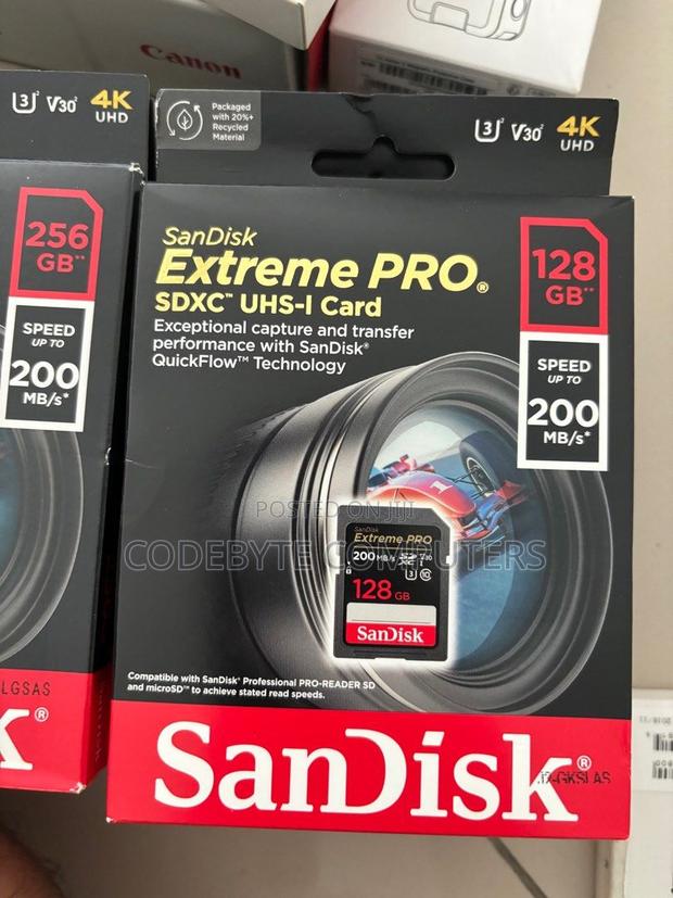 128gb Sandisk Extreme Pro 200mb/S - main view