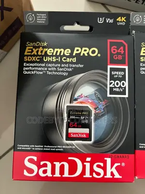 Sandisk Extreme Pro 200mb/S 64gb