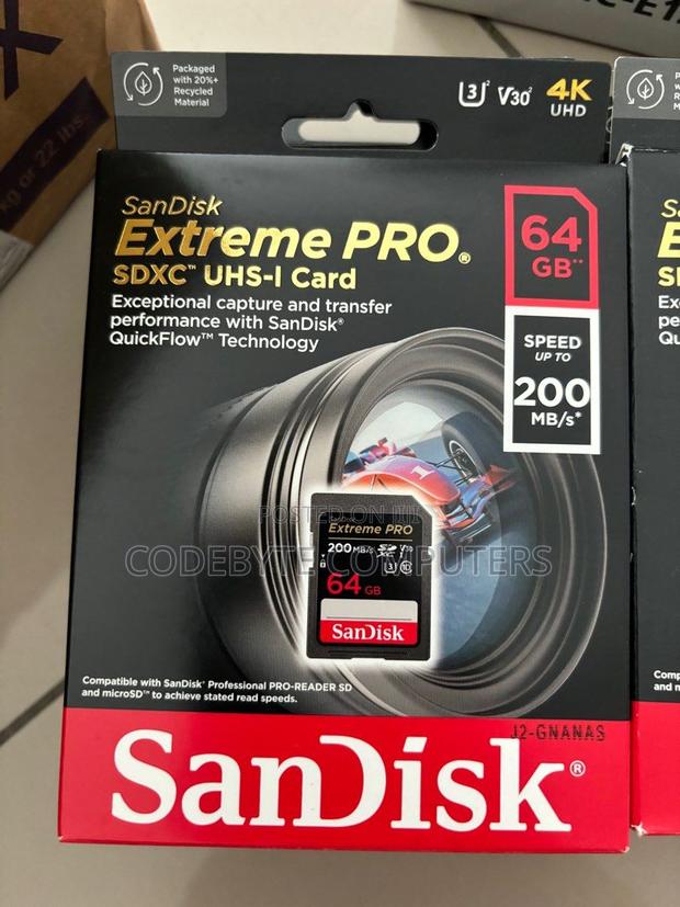 Sandisk Extreme Pro 200mb/S 64gb - main view