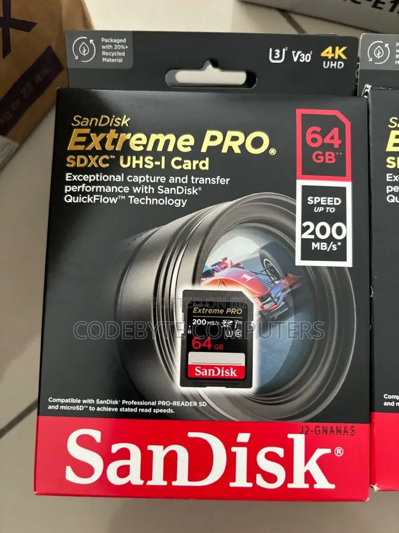 Sandisk Extreme Pro 200mb/S 64gb