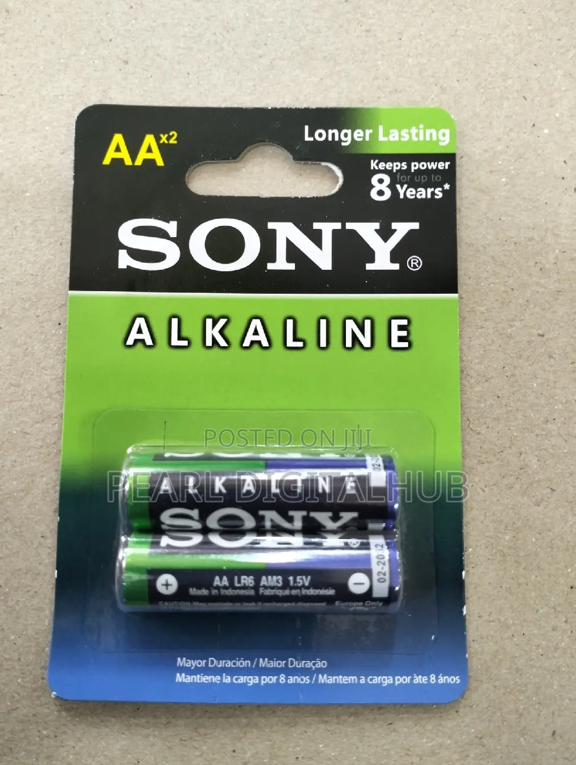 Sony AA 2 Pack Alkaline Battery
