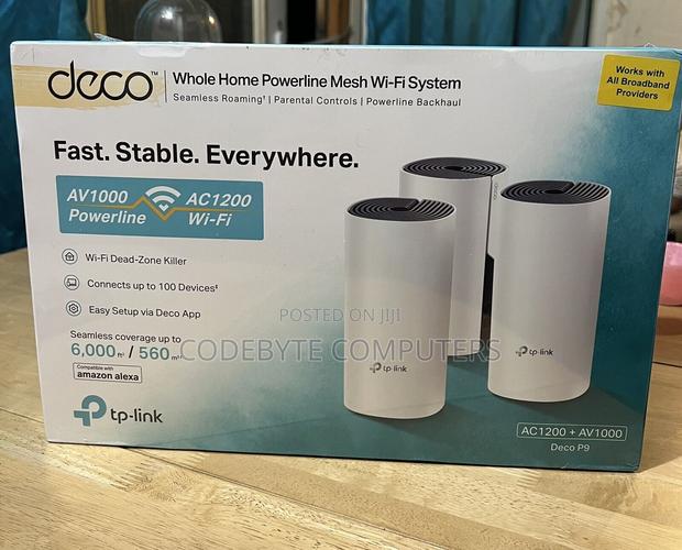 Tp-link Deco Powerline Hybrid Mesh Wifi System(Deco P9) –Up - main view