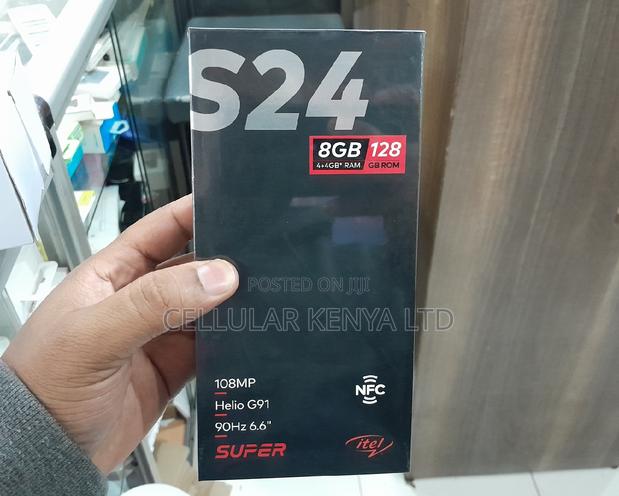 New Itel S24 128 GB Black - main view