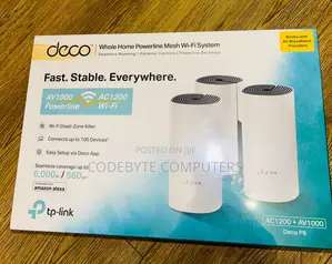 Tp-link Deco P9 Ac1200 + Av1000-tl-deco P9-3