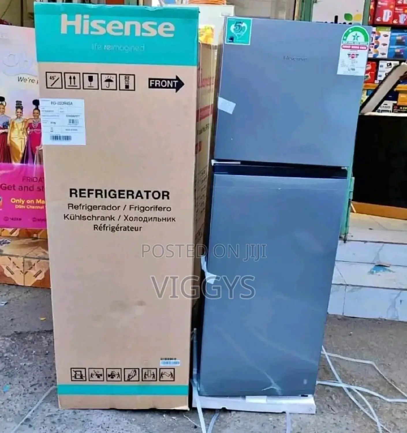 Amazing Hisense 154 Litre Double Door Fridge