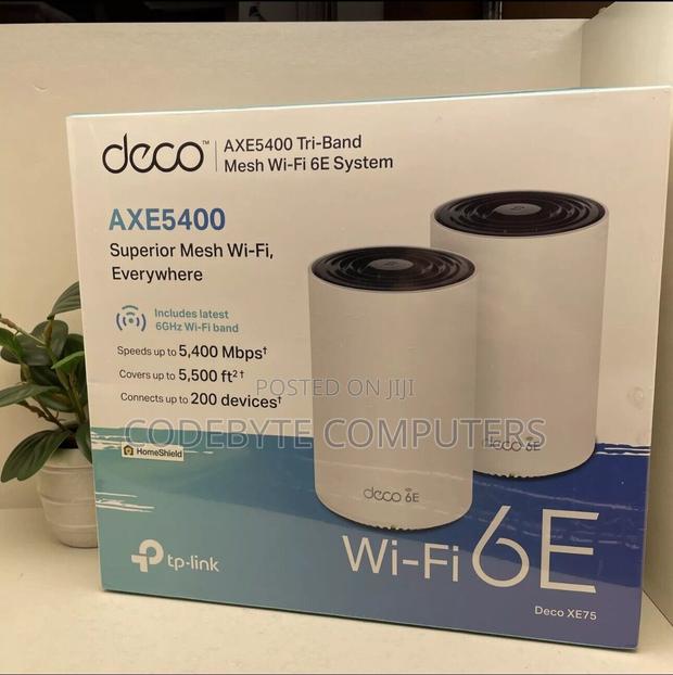 Tp-Link Deco Xe75 Axe5400 Tri-Band Mesh Wifi 6e System