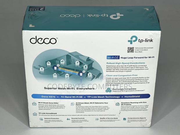 Tp-Link | Deco Axe5400 Tri-Band Mesh Wi-Fi 6e System | Deco - thumbnail 3