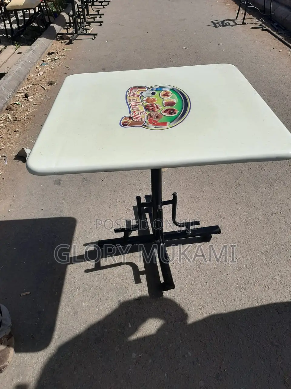 Restaurants and Bar Square Table