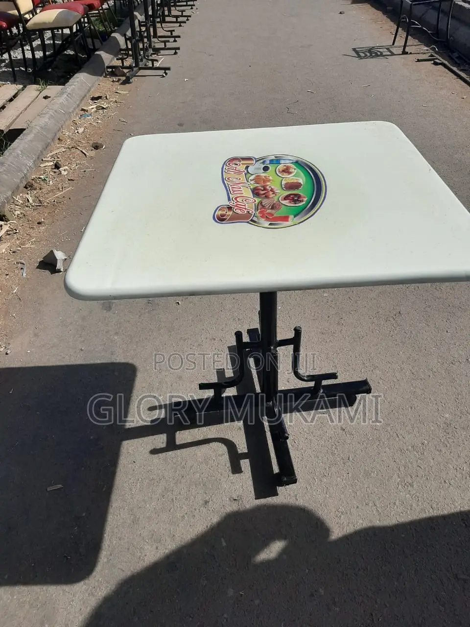 Restaurants and Bar Square Table