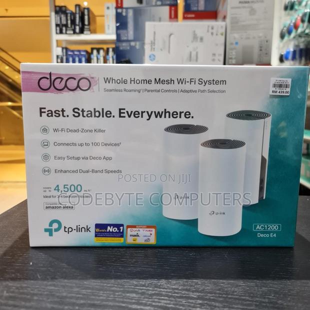 Tplink Deco E4 Mesh 3pack '! Tplink Deco E4 3pack '! Deco E4 - main view