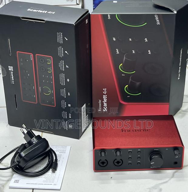 Focusrite Scarlett 4I4 4th Gen Audio Interface 4X4, Usb-C - thumbnail 2