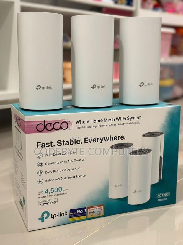 Tp-Link Deco E4 (3 Pack) Whole Home Mesh Wi-Fi System - main view