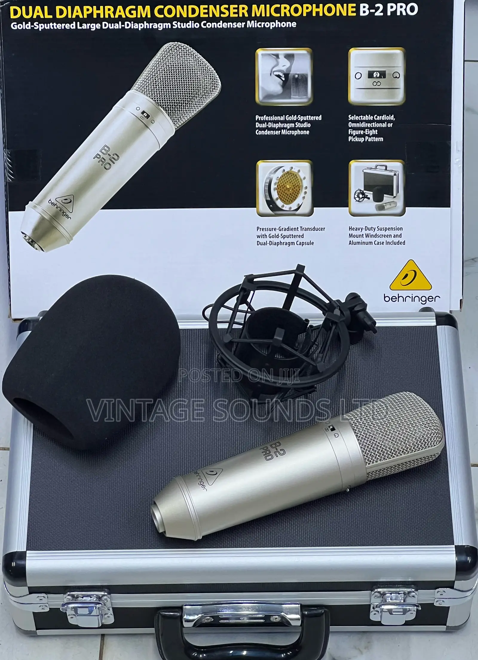 Behringer B-2 PRO Large Dual-Diaphragm Studio Microphone