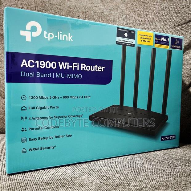 Tp-link Ac1900 Wireless Mu-mimo Wi-fi 5 Router Tl-archer C80