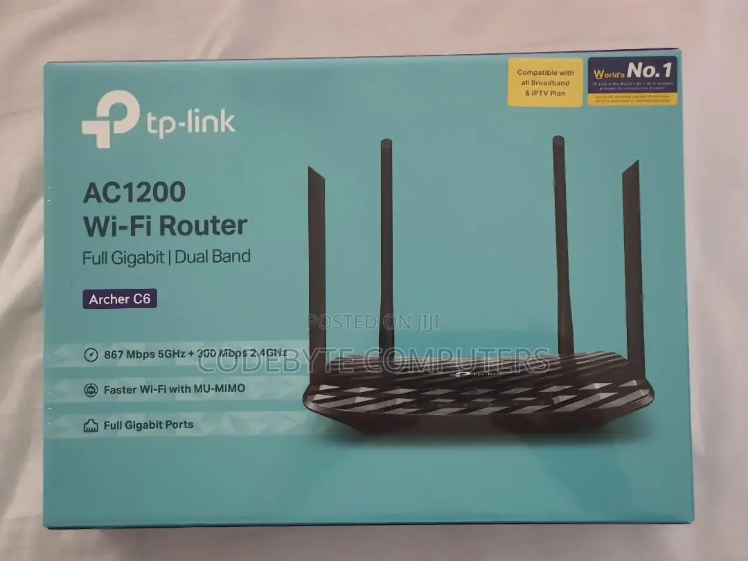 Tp-link Archer C6 – Ac1200 Wireless Mu-mimo Gigabit Router