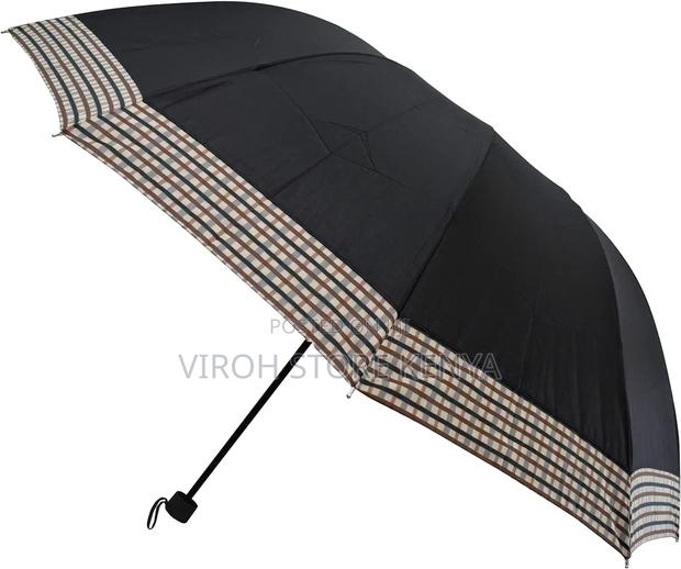 Foldable Pocket Umbrella - Black Unisex Umbrella / Umbrellas - main view