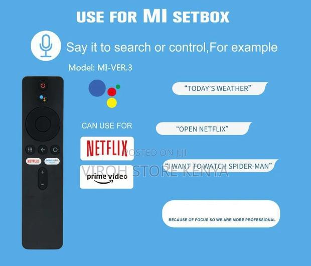 Bluetooth Compatible Voice Remote for Mi Tv Stick/ Smart Box - thumbnail 2