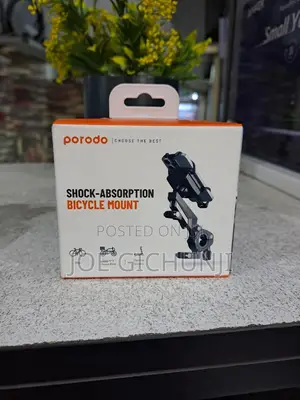 Porodo Secure Grip Shock-Absorption Bicycle Mount