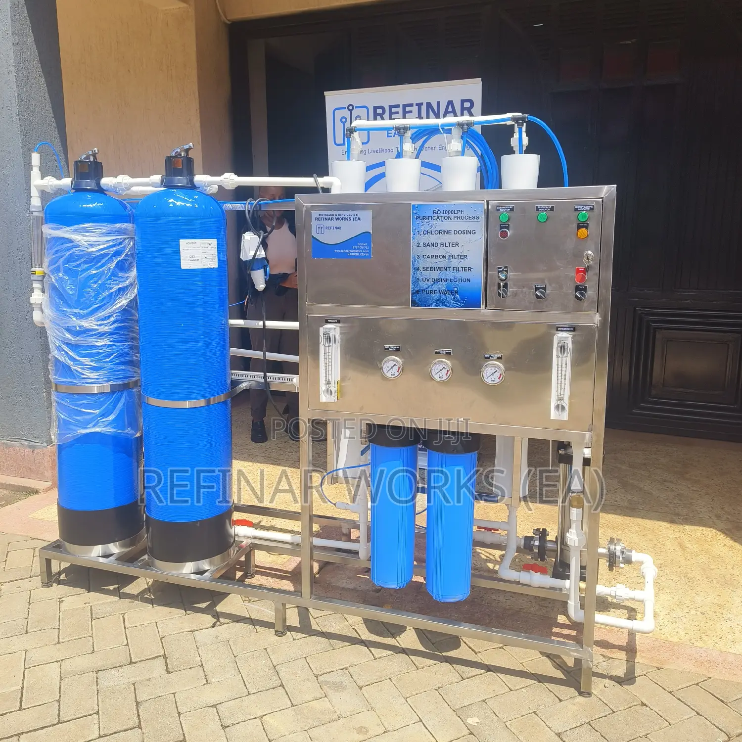 Commercial Water Purifier Machines - 1000 Liters Per Hour