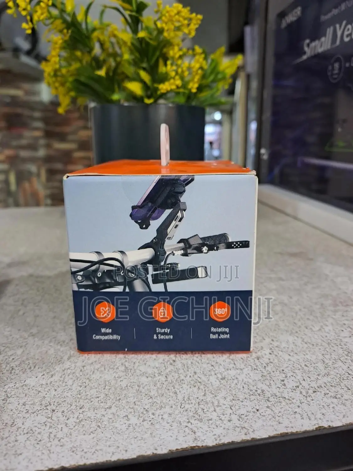 Porodo Secure Grip Shock-Absorption Bicycle Mount