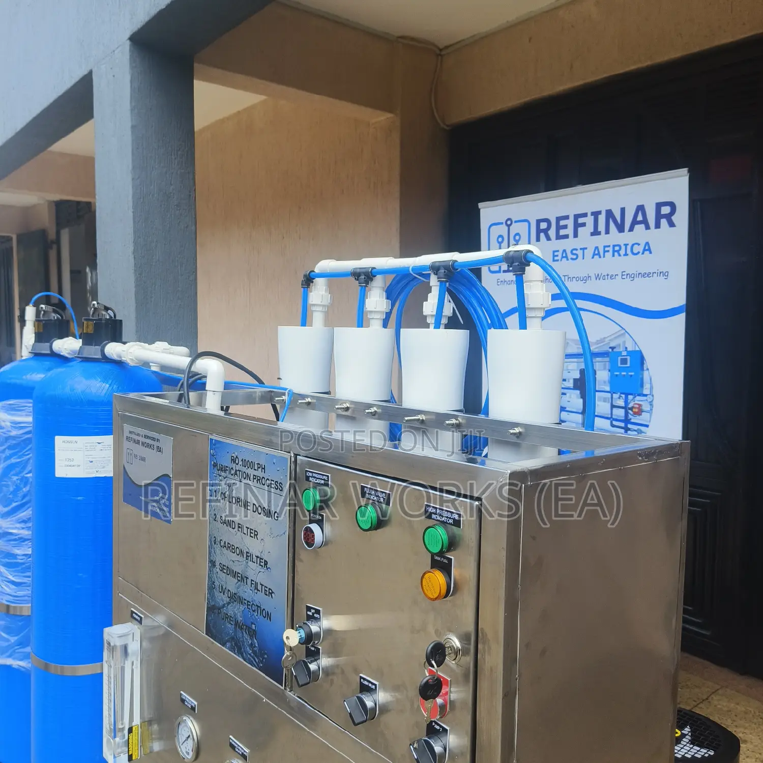 Commercial Water Purifier Machines - 1000 Liters Per Hour