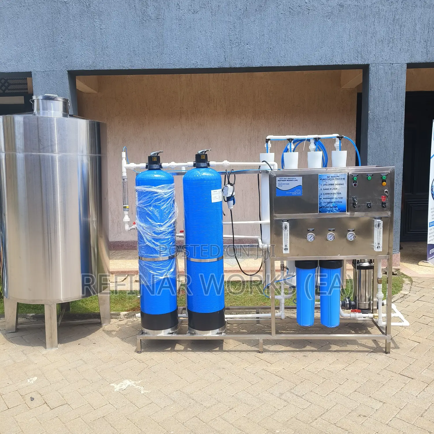 Commercial Water Purifier Machines - 1000 Liters Per Hour