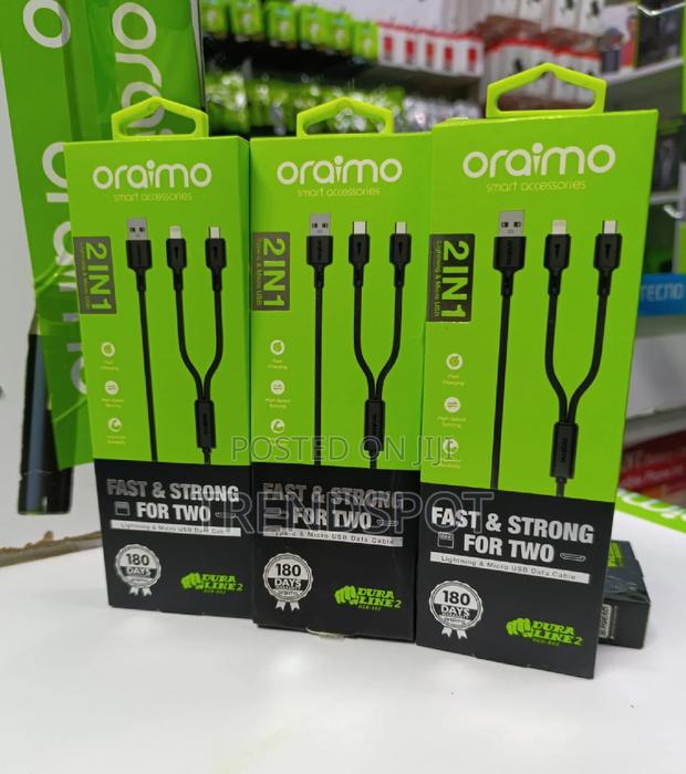 Oraimo Lightning Cable for iPhone OCD-L53 2A 1M Fast - main view