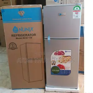 BCD-138 Silver 138litres Double Door Nunix Fridge