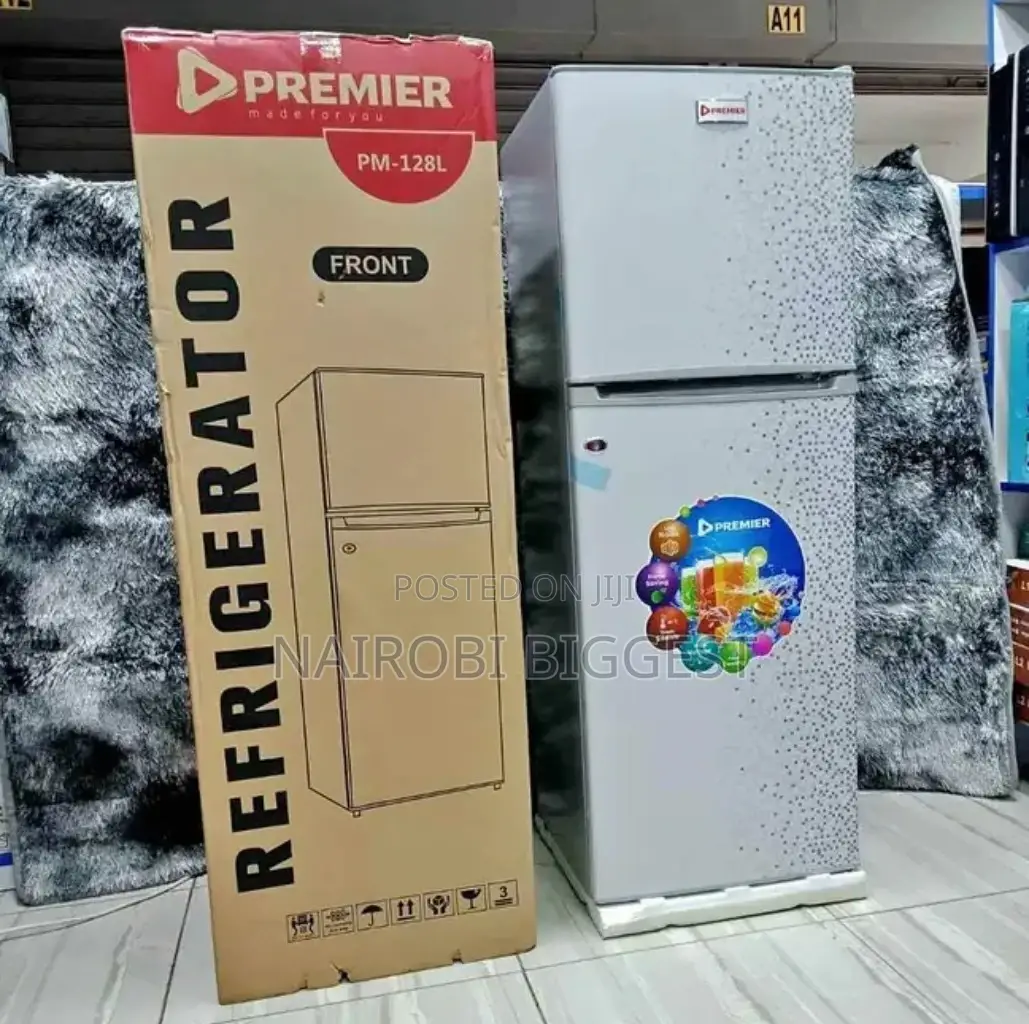 New Premier 128 Litres Double Door Fridge