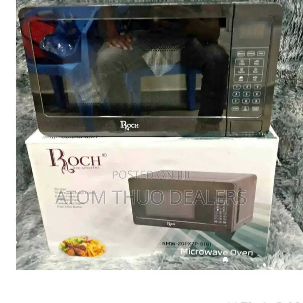 Black 20litres Roch Digital Microwave Oven