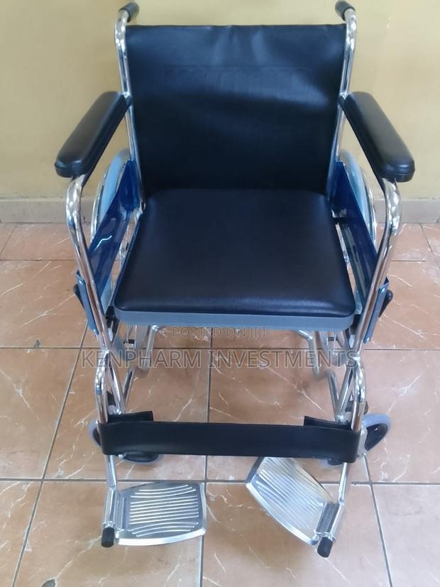 Commode Wheelchair; Standard Wheelchair With Commode Seat