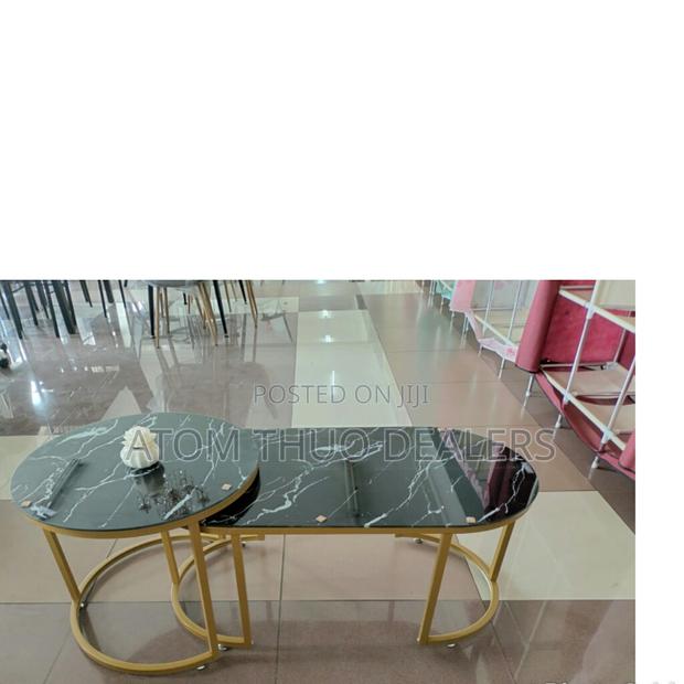 Black Executive Marble Coffee Table