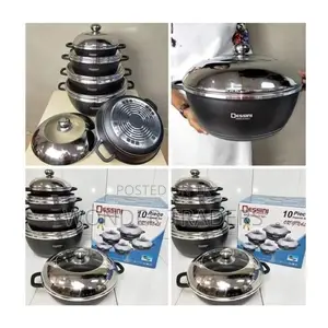 *Dessin 10pcs Nonstick Pots.Cookware