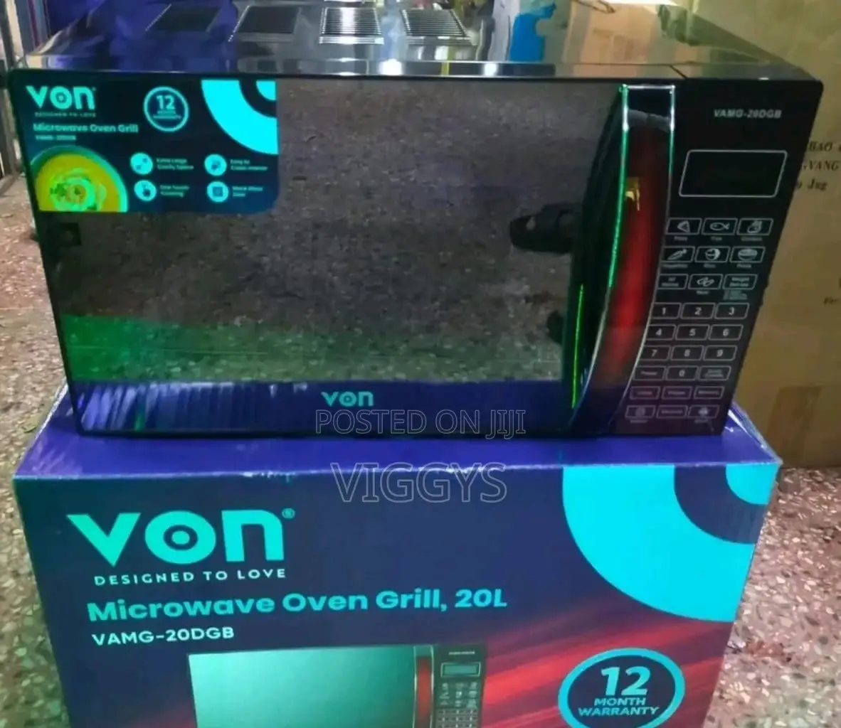 Amazing Von Digital Microwave With Grill