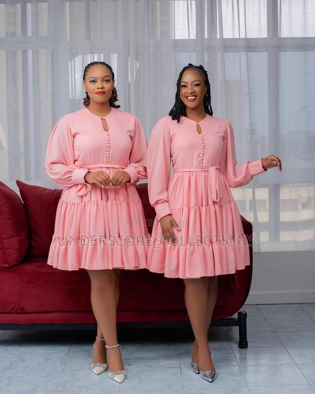 Classy Lady Mini Shift Dresses - thumbnail 4