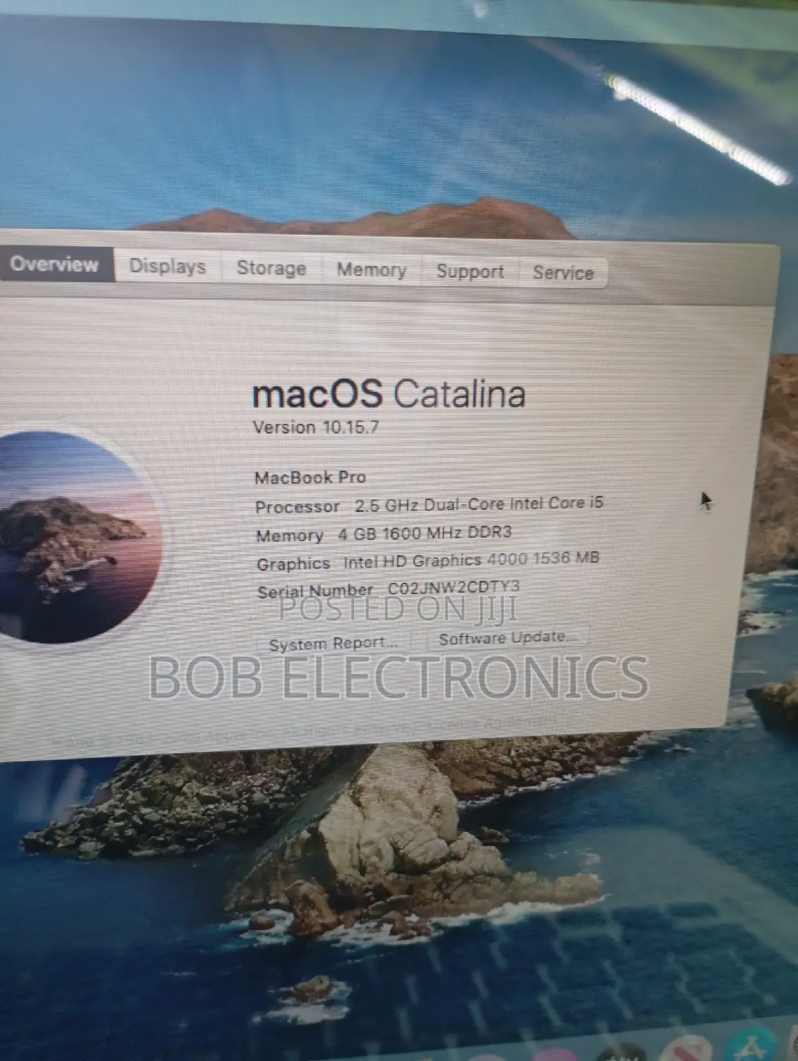 Laptop Apple MacBook 2012 4GB Intel Core I5 HDD+SSD 500GB
