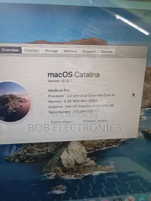Laptop Apple MacBook 2012 4GB Intel Core I5 HDD+SSD 500GB