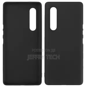 Case for LG Velvet 5G Pouch Silicone Case Matt Black Cover B