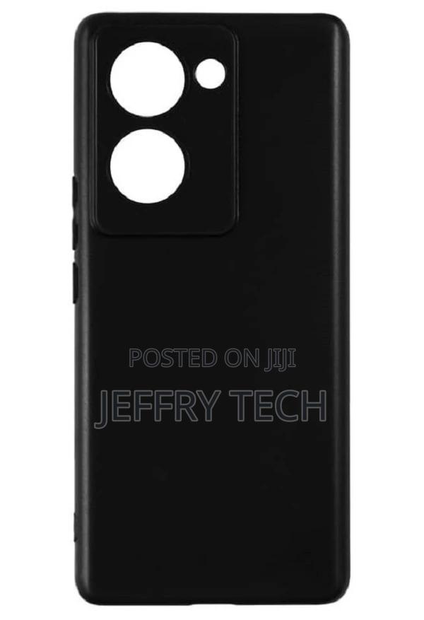 Silicon Flexible Back Cover for Vivo Y03 4G (6.56") - Black
