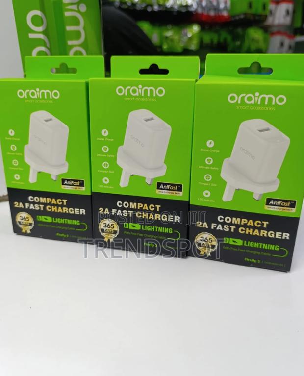 I Phone Oraimo Charger - thumbnail 2
