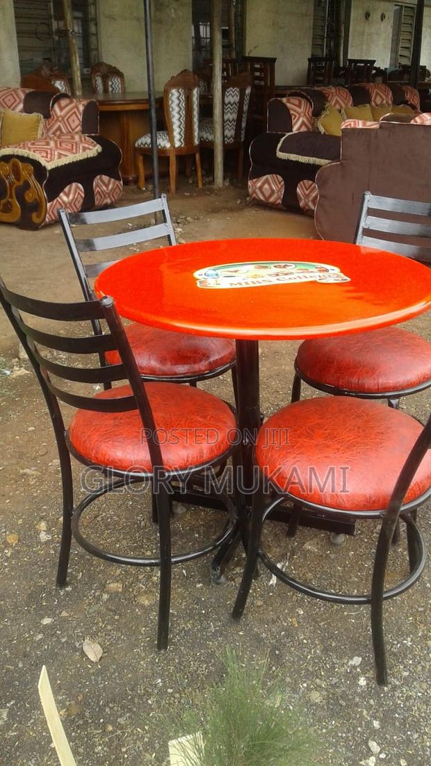 Restaurants and Bar Chairs and Table Set - main view